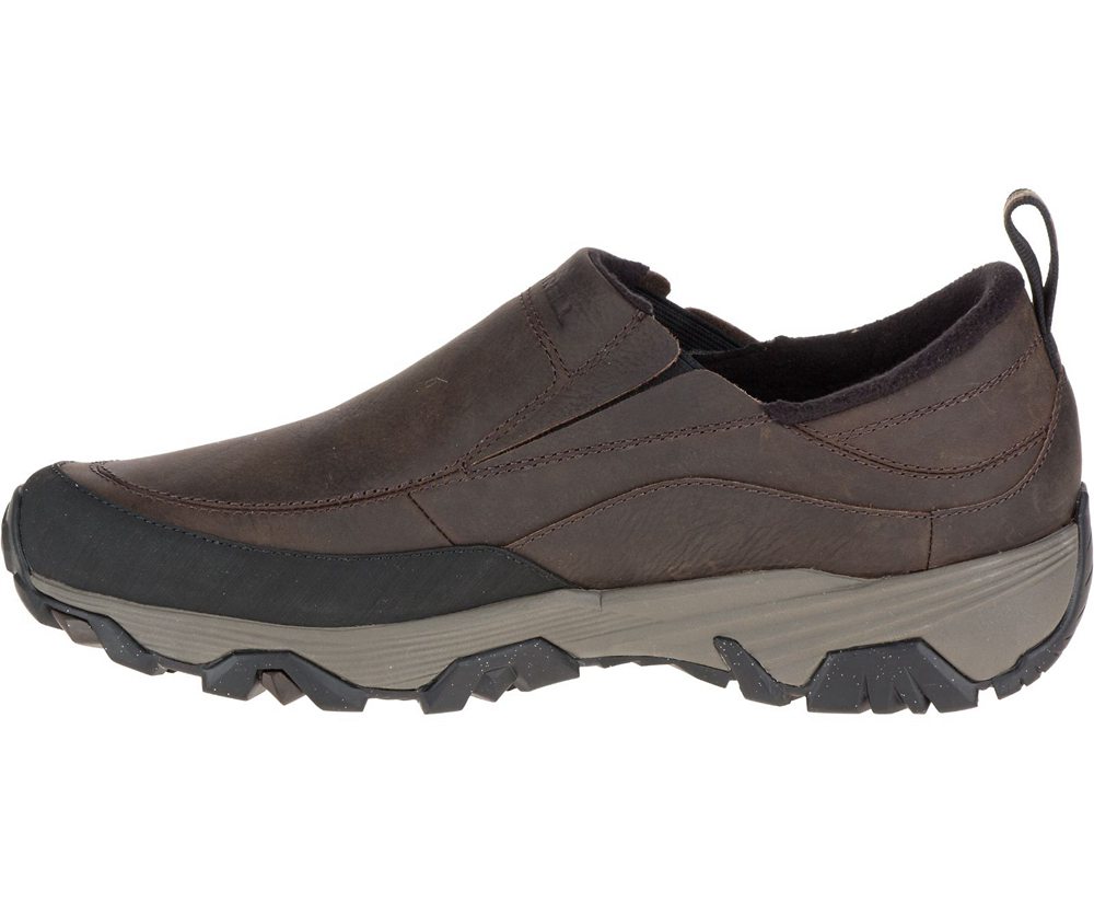 Slip On Homem - Merrell Coldpack Ice+ Moc Waterproof - Marrom - UZS640539